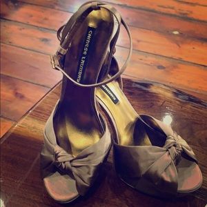 Evening platform heels
